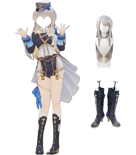 Amazon.co.jp: [ACQ] Z 赤見かるび コスプレ衣装 ウィッグ 靴 追加購入